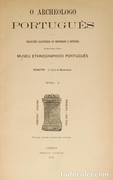 Libros: ARCHEOLOGO (O) PORTUGU&Ecirc;S. [1.&ordf; E 2.&ordf; S&Eacute;RIES COMPLETAS] - Foto 1