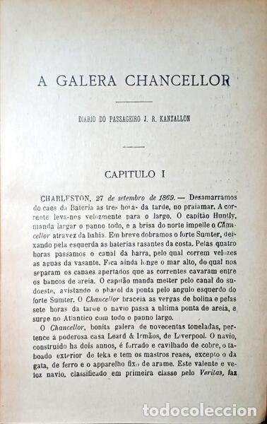 Libros: VERNE. (Jules) - A GALERA CHANCELLOR. - Foto 1