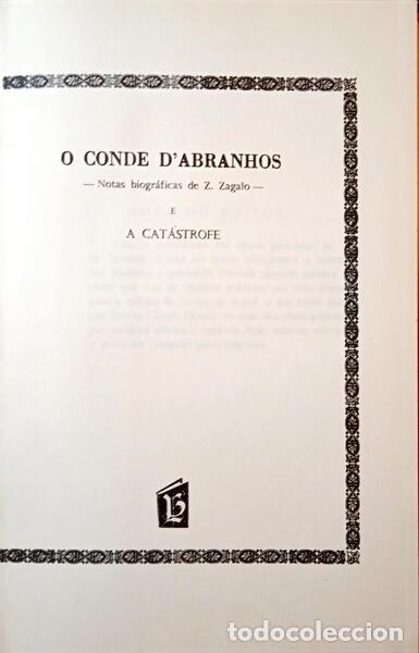 Libros: E&Ccedil;A DE QUEIROZ. (Jos&eacute; Maria de) - O CONDE DABRANHOS E A CAT&Aacute;STROFE. - Foto 2