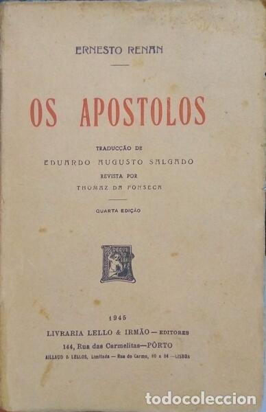 Libros: RENAN. (Ernest) - OS APOSTOLOS. - Foto 1