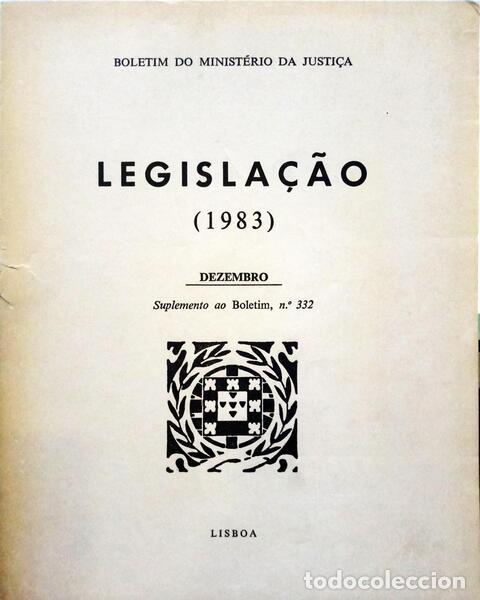 Libros: LEGISLA&Ccedil;&Atilde;O (1983), DEZEMBRO. - Foto 1
