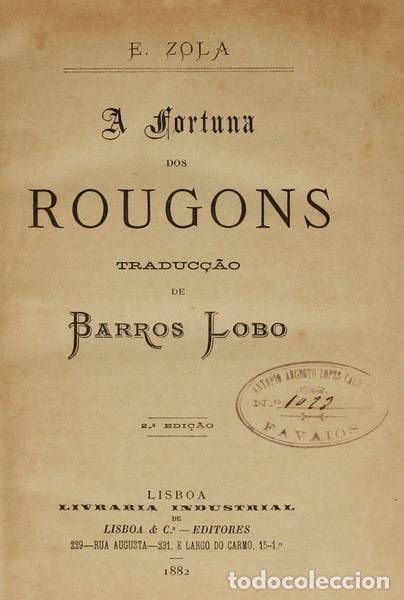 Libros: ZOLA. (&Eacute;mile) - A FORTUNA DOS ROUGONS. - Foto 1
