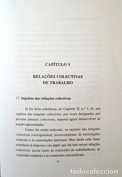 Libros: ROMANO MARTINEZ. (Pedro) - DIREITO DO TRABALHO. [2 VOLS.] - Foto 2