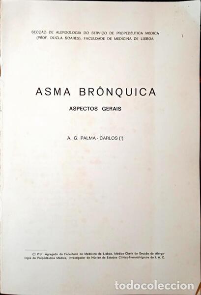 Libros: PALMA - CARLOS. (A.G.) - ASMA BR&Ocirc;NQUICA. ASPECTOS GERAIS. - Foto 2