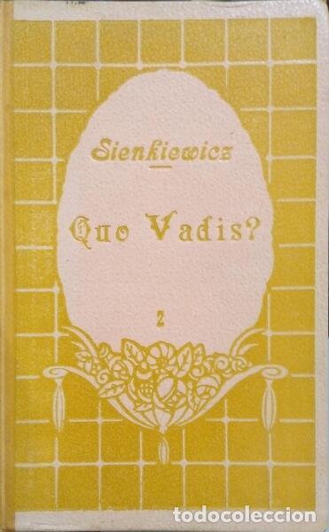 Libros: SIENKIENWICSZ. (Henryck) - QUO VADIS. - Foto 2