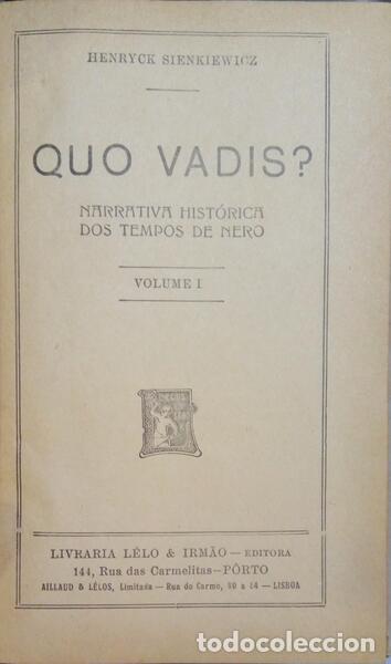 Libros: SIENKIENWICSZ. (Henryck) - QUO VADIS. - Foto 3