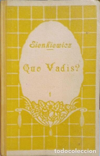 Libros: SIENKIENWICSZ. (Henryck) - QUO VADIS. - Foto 1