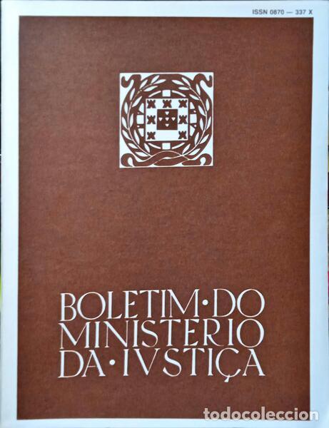 Libri di seconda mano: BOLETIM DO MINIST&Eacute;RIO DA JUSTI&Ccedil;A, N.&ordm; 373, FEVEREIRO 1988.