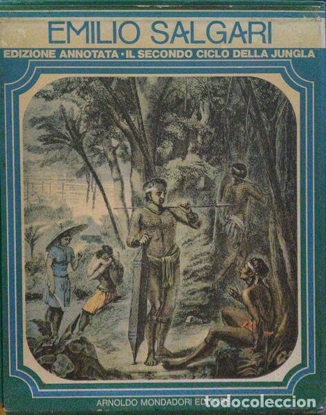 Libros: SALGARI. (Emilio) - EDIZIONE ANNOTADA. IL SECONDO CICLO DELLA JUNGLA. [3 VOLUMES] - Foto 1