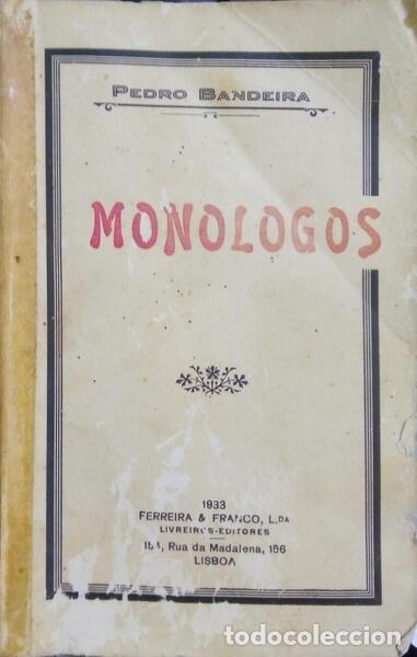 Libros: BANDEIRA. (Pedro) - MONOLOGOS. - Foto 1