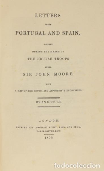 Libros: PORTER. (Robert Ker) - LETTERS FROM PORTUGAL AND SPAIN. - Foto 1