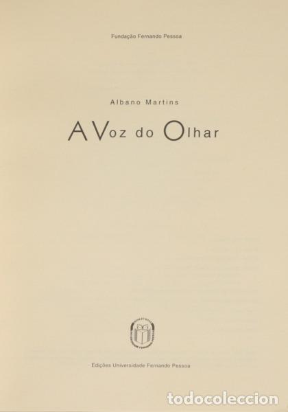 Libros: MARTINS. (Albano) - A VOZ DO OLHAR. - Foto 1