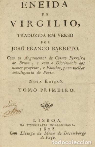 Libros: VERGILIUS MARO. (Publius) - ENEIDA. - Foto 1
