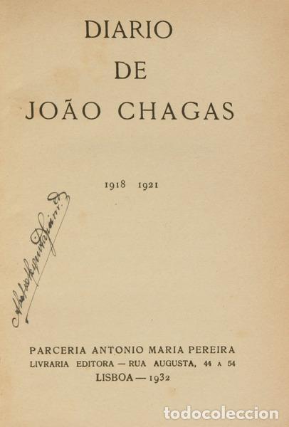 Libros: CHAGAS. (Jo&atilde;o) - DI&Aacute;RIO. - Foto 1