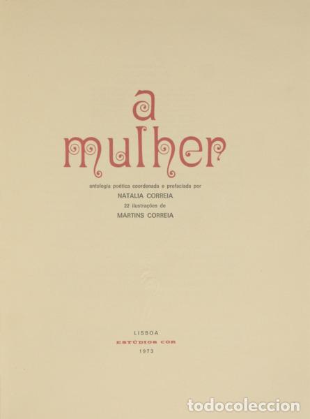 Libros: CORREIA. (Nat&aacute;lia) - A MULHER. - Foto 1