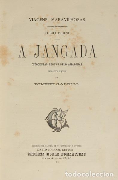 Libros: VERNE. (Jules) - A JANGADA: OITOCENTAS L&Eacute;GUAS PELO AMAZONAS. - Foto 1