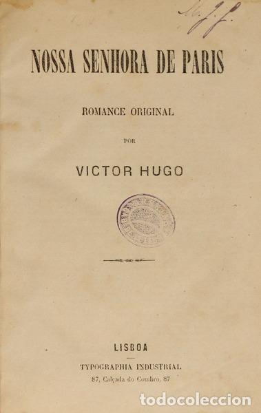 Libros: HUGO. (Victor) - NOSSA SENHORA DE PARIS. - Foto 1