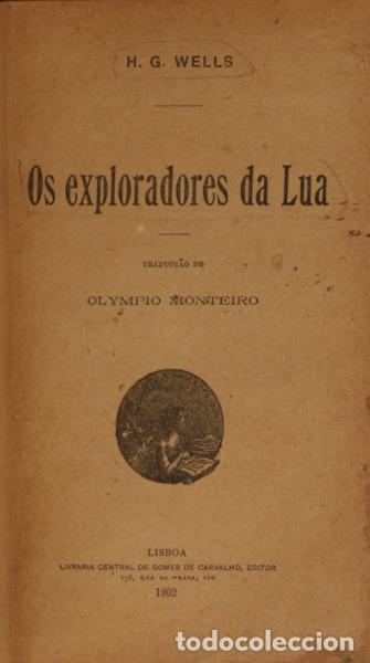 Libros: WELLS. (Herbert George) - OS EXPLORADORES DA LUA. - Foto 1