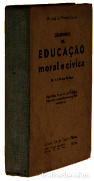 Libros: ALMEIDA CORREIA. (Jos&eacute; de) - COMP&Ecirc;NDIO DE EDUCA&Ccedil;&Atilde;O MORAL E C&Iacute;VICA. - Foto 3