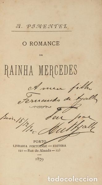 Libros: PIMENTEL. (A.) - O ROMANCE DA RAINHA MERCEDES. - Foto 1