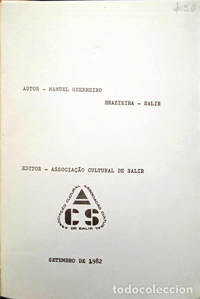 Libros: GUERREIRO (Manuel) - BRAZIEIRA-SALIR. - Foto 1