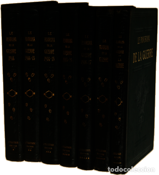 Libros: PANORAMA (LE) DE LA GUERRE DE 1914. [7 VOLUMES]. - Foto 4