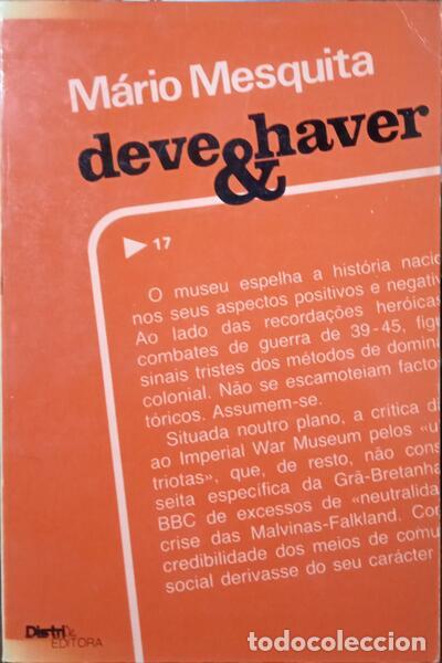 Libros: MESQUITA. (M&aacute;rio) - DEVE & HAVER. - Foto 1