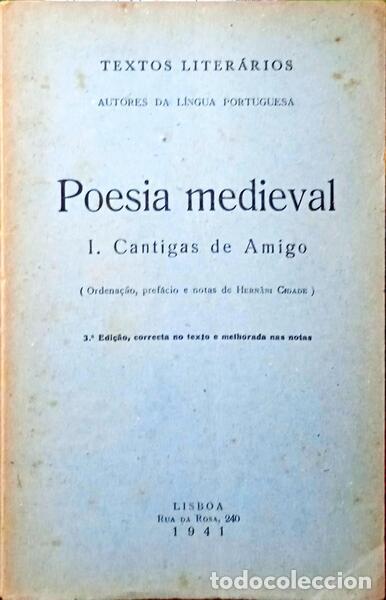 Libros: POESIA MEDIEVAL, I. CANTIGAS DE AMIGO. - Foto 1