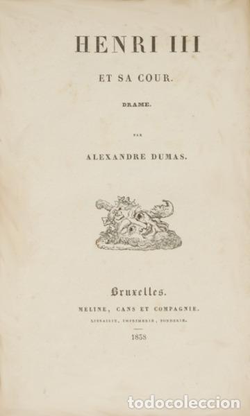 Libros: DUMAS. (Alexandre) - HENRI III. - Foto 1