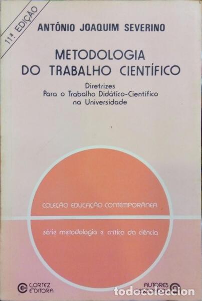 Libros: SEVERINO. (Ant&ocirc;nio Joaquim) - METODOLOGIA DO TRABALHO CIENT&Iacute;FICO. - Foto 1