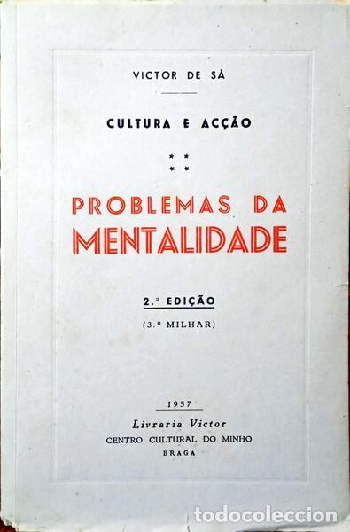 Libros: S&Aacute;. (Victor de) - PROBLEMAS DA MENTALIDADE. - Foto 1