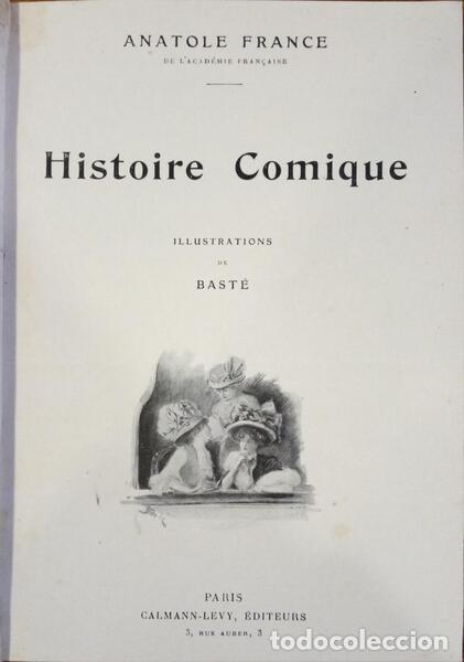 Libros: FRANCE. (Anatole) - HISTOIRE COMIQUE. - Foto 1
