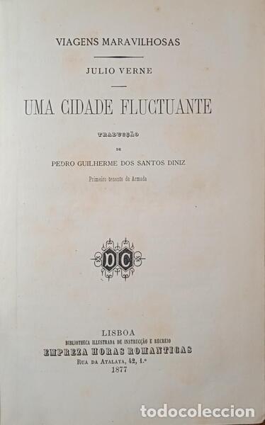 Libros: VERNE. (Jules) - UMA CIDADE FLUCTUANTE. - Foto 2