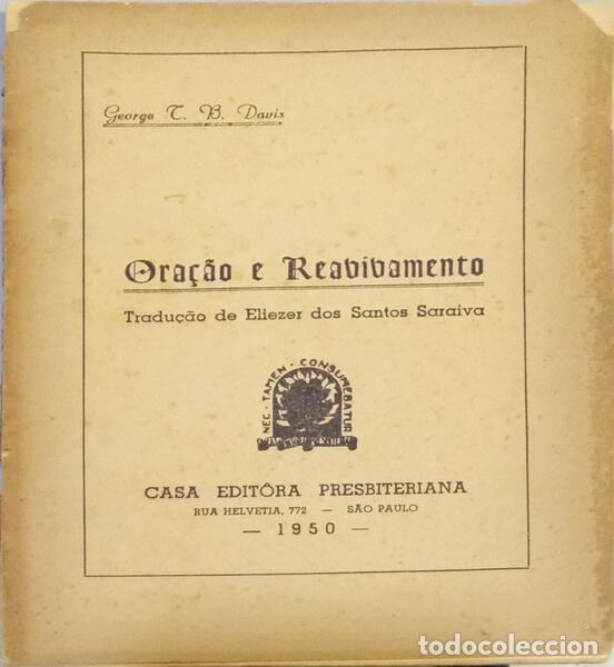 Libros: DAVIS. (George C. B.) - ORA&Ccedil;&Atilde;O E REAVIVAMENTO. - Foto 1