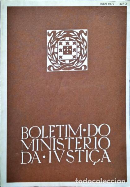 Libri di seconda mano: BOLETIM DO MINIST&Eacute;RIO DA JUSTI&Ccedil;A, N.&ordm; 383, FEVEREIRO 1989.