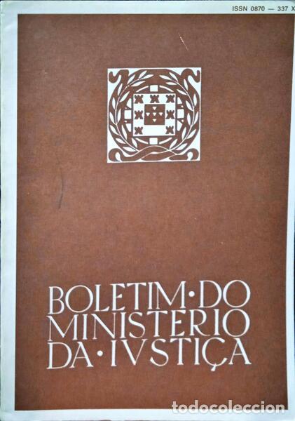 Libri di seconda mano: BOLETIM DO MINIST&Eacute;RIO DA JUSTI&Ccedil;A, N.&ordm; 385, ABRIL 1989.