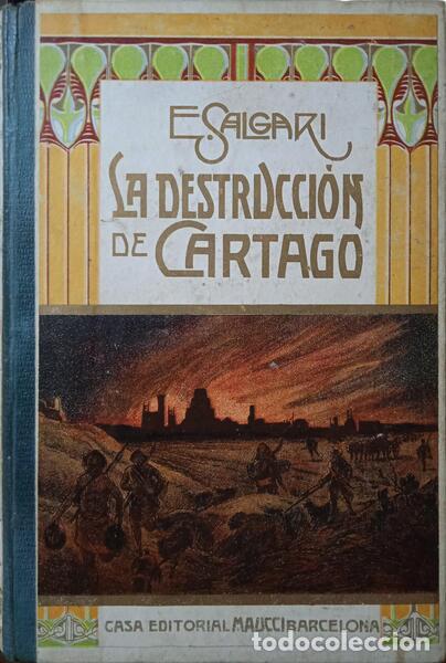 Libros: SALGARI. (Emilio) - LA DESTRUCCI&Oacute;N DE CARTAGO. - Foto 1