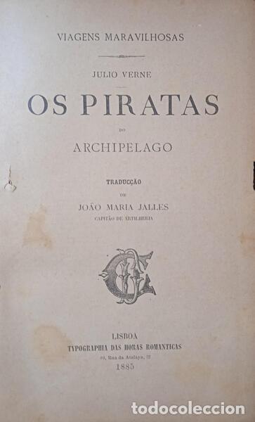 Libros: VERNE. (Jules) - OS PIRATAS DO ARCHIPELAGO. - Foto 2