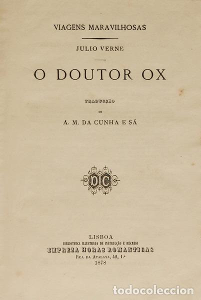 Libros: VERNE. (Jules) - O DOUTOR OX. - Foto 1