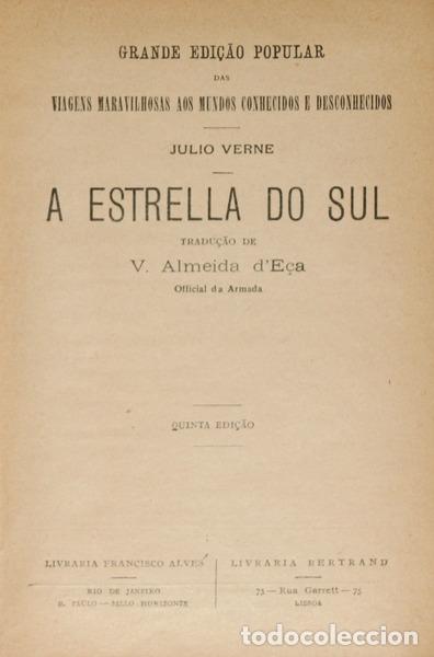 Libros: VERNE. (Jules) - A ESTRELLA DO SUL. - Foto 1