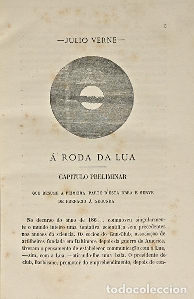 Libros: VERNE. (Jules) - &Aacute; RODA DA LUA. - Foto 2