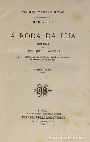 Libros: VERNE. (Jules) - &Aacute; RODA DA LUA. - Foto 1