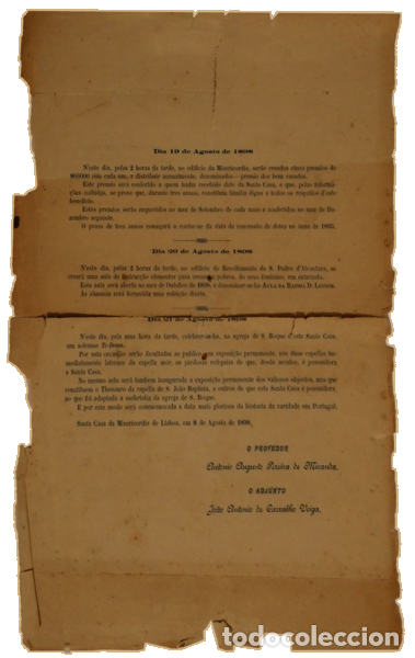Libros: PROGRAMA DAS COMEMORA&Ccedil;&Otilde;ES DO QUARTO CENTEN&Aacute;RIO DA SANTA CASA DA MISERICORDIA DE LISBOA. - Foto 2