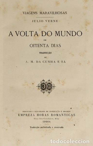 Libros: VERNE. (Jules) - A VOLTA DO MUNDO EM OITENTA DIAS. - Foto 1