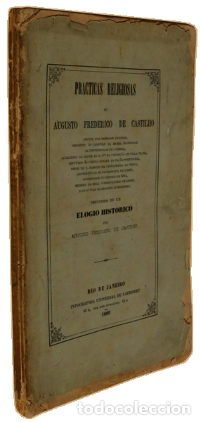 Libros: FREDERICO DE CASTILHO. (Augusto) - PRACTICAS RELIGIOSAS. - Foto 3