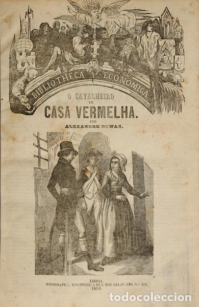 Libros: DUMAS. (Alexandre) - O CAVALHEIRO DE CASA VERMELHA. - Foto 1