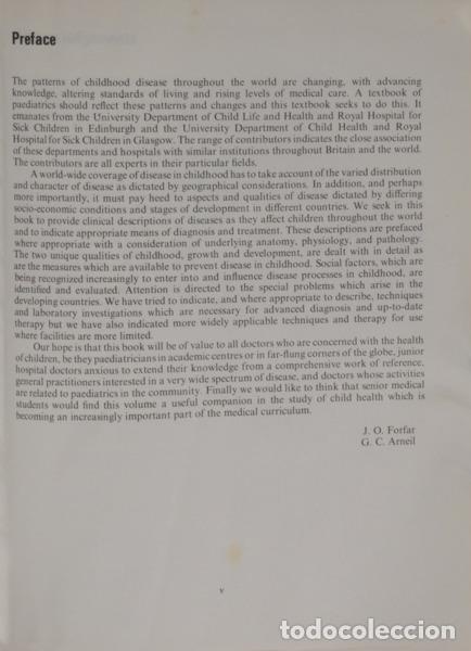 Libros: FORFAR. (John O.) e Gavin C. Arneil. - TEXTBOOK OF PAEDIATRICS. - Foto 2