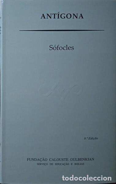 Libros: S&Oacute;FOCLES. - ANT&Iacute;GONA. [9.&ordf; EDI&Ccedil;&Atilde;O] - Foto 1
