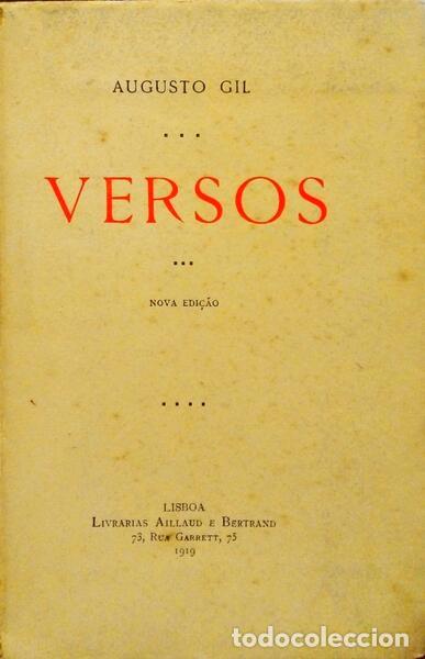Libros: GIL. (Augusto) - VERSOS. - Foto 1