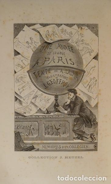 Libros: LAURIE. (Andr&eacute;) - UNE ANN&Eacute;E DE COLL&Egrave;GE A PARIS. - Foto 2